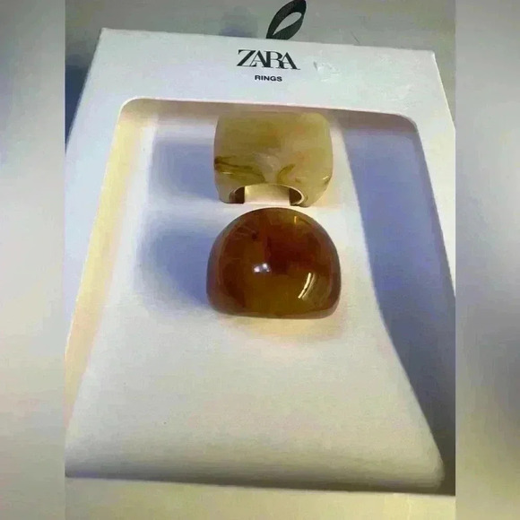 🔥🔥Zara stone pack rings - Picture 3 of 5